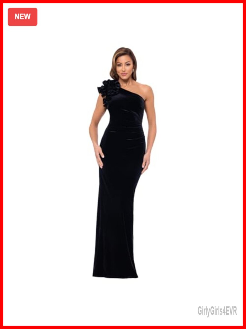 Off The Shoulder Sweetheart Neck Ruffle Knee Length Bodycon Formal Dress